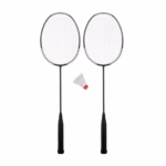2 Rackets With Shuttle
