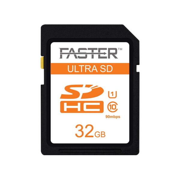 Faster 90 Mbps Class 10 Sdhc Card For Enhanced Pictures And Complete Hd Videos 8-128 Gb