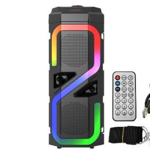 Rainbow 7 Powerful Bass Wireless Speaker With Mic