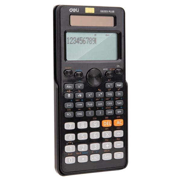 Deli Dual Power 252Functions Classic Scientific Calculator D82Es