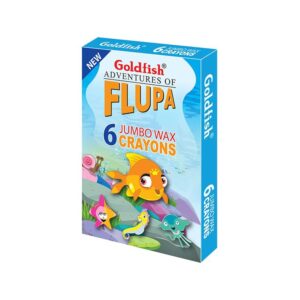 Goldfish Flupa Jumbo Wax Crayons - 6 Colors