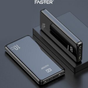 Faster Pd Qualcomm Qc 3.0 Power Bank 22.5w With Led Display 10000 Mah- A10