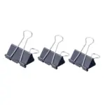 Deli Black Binder Clips - 12Pcs - Image 9