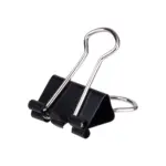 Deli Black Binder Clips - 12Pcs - Image 3