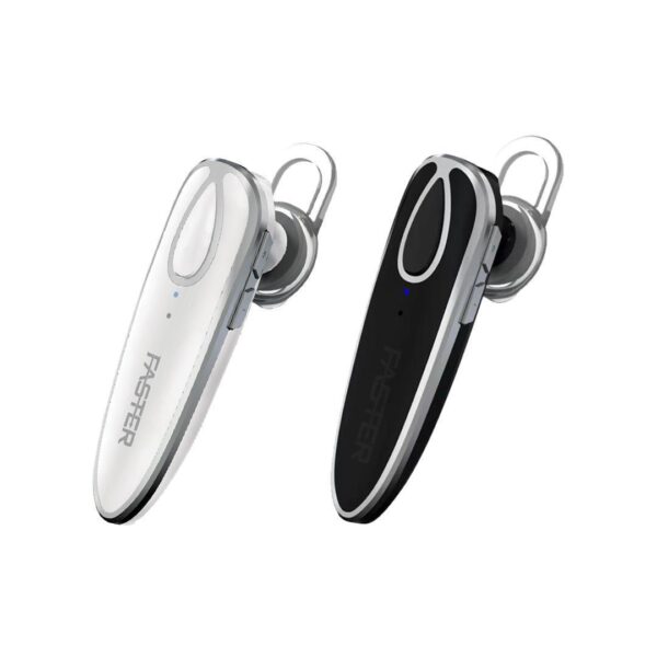 Faster Enc Mono Clip On Wireless Stereo Headset