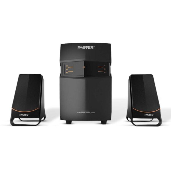 Faster E-Legend 2.1 Ch Computer Multimedia Speaker