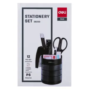 Deli 12pcs Maxi Stationery Set 38253