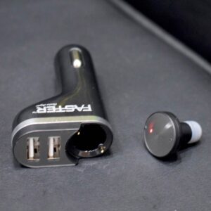 Wireless Headset With Smart Car Charger