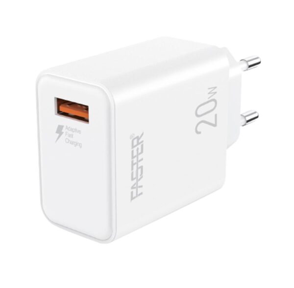 Faster Fast Mobile Charger With Type-C Cable - 20W