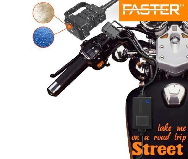 Faster Motorcycle Water Proof Charger With Led Indicator Fcc-900