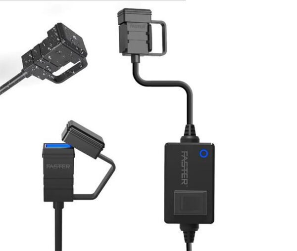 Faster Motorcycle Water Proof Charger With Led Indicator Fcc-900
