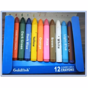 Goldfish Flupa Jumbo Wax Crayons - 12 Colors