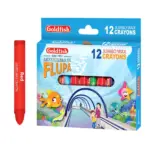 Goldfish Flupa Jumbo Wax Crayons - 12 Colors