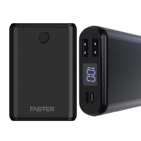 Wallet Series Mini Power Bank With Digital Display - 10000 Mah