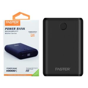 Wallet Series Mini Power Bank With Digital Display - 10000 Mah