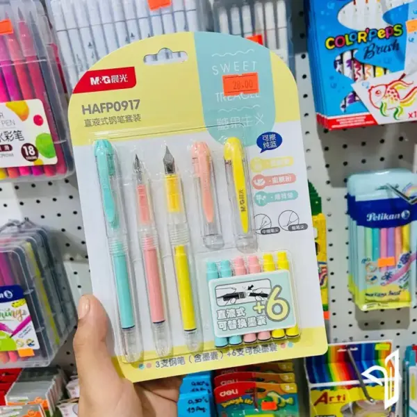 M&Amp;G Cute Kawaii Pastel Sweet And Treacle Fountain Pen Set