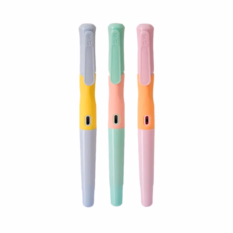 M&Amp;G Pastel Color Soft Grip Cushion Nib Fountain Pen