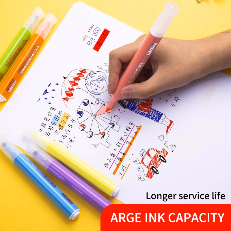 M&Amp;G Neon Color Star Highlighter - 5Mm