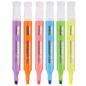 M&g Neon Color Star Highlighter - 5mm