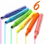 M&g Neon Color Star Highlighter - 5mm