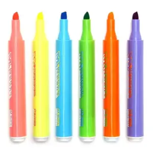 M&g Neon Color Star Highlighter - 5mm