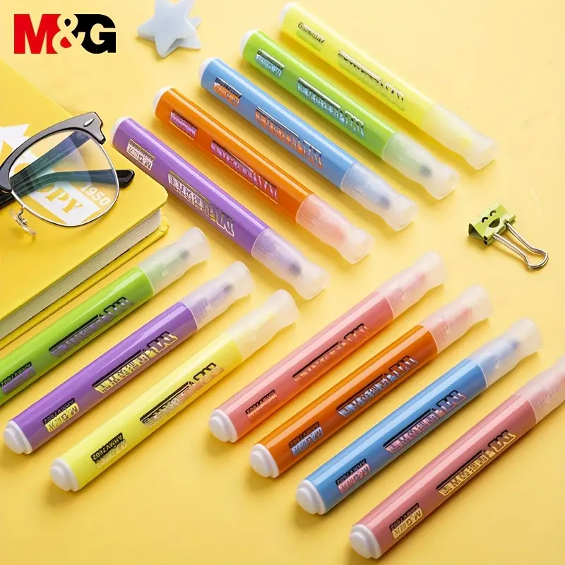 M&Amp;G Neon Color Star Highlighter - 5Mm