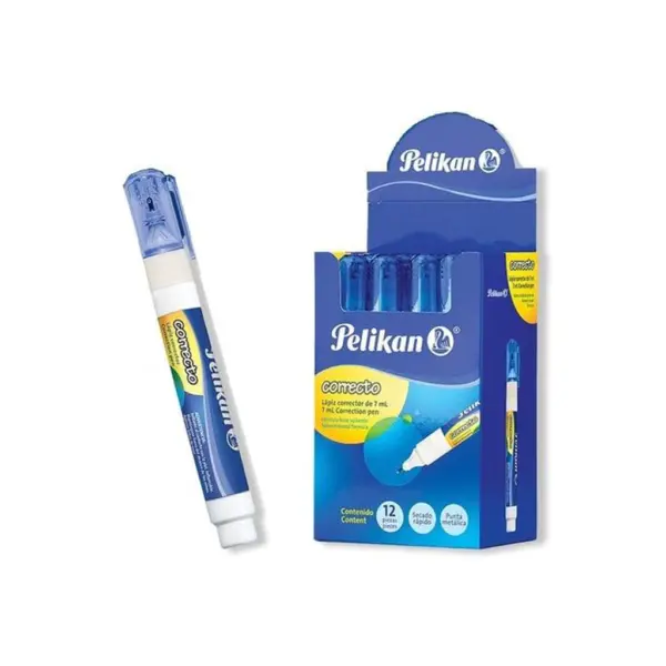 Correcto Correction Pen 7Ml - Solvent Based - Stainless Steel Tip