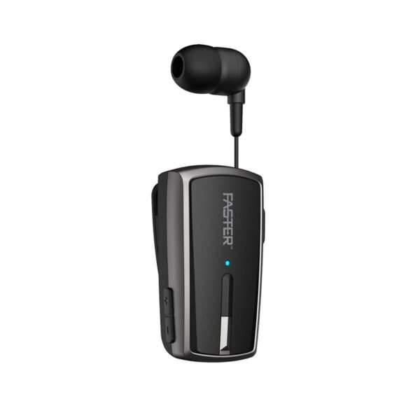 Wireless Bluetooth Stereo Headset Clip-On Earbuds Hands-Free With Microphone