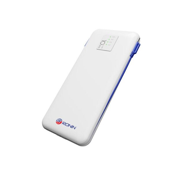 Ronin Power Bank 10000Mah Built-In Cables