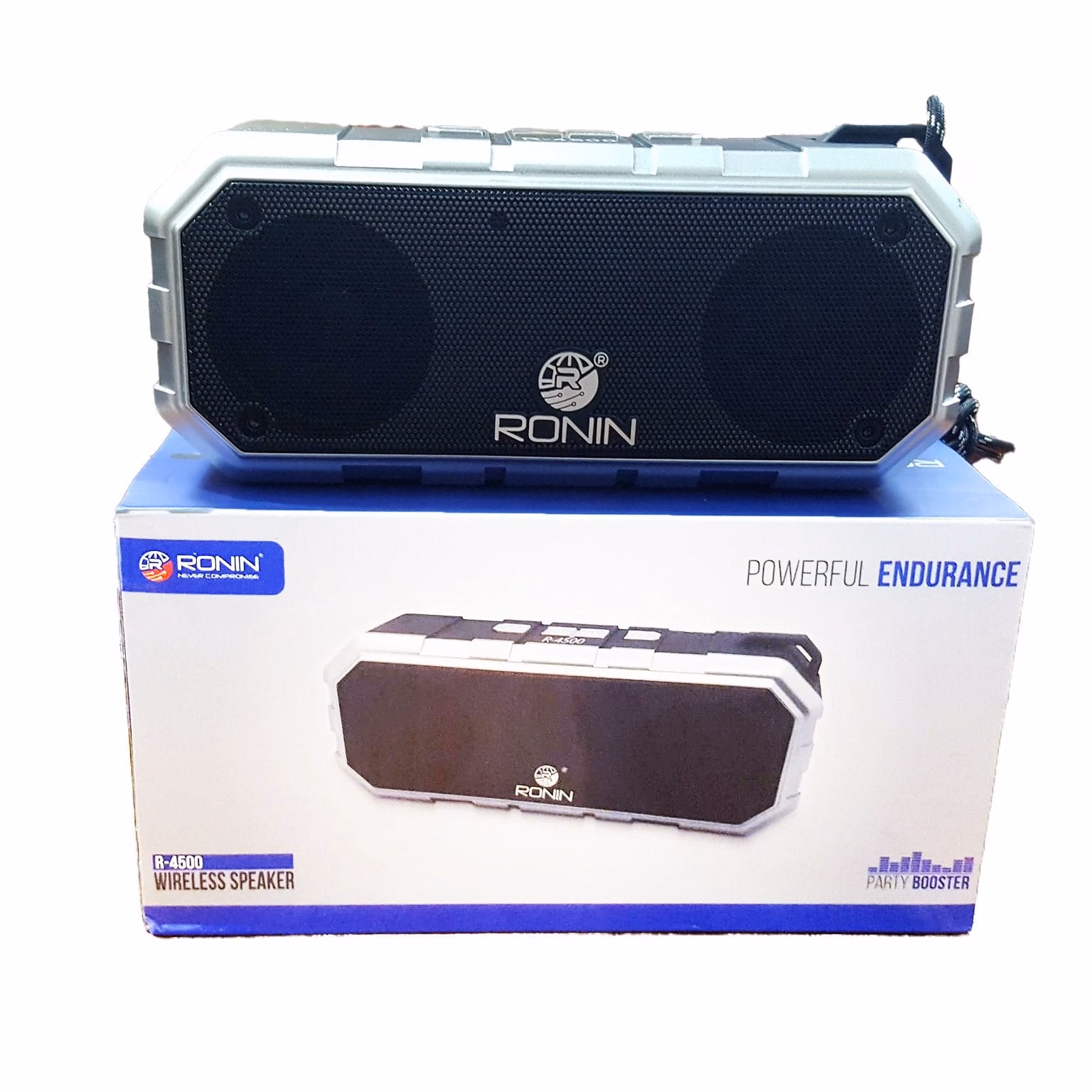 Ronin Speaker R-4500-1 Ronin Party Booster Wireless Speakers With Mic