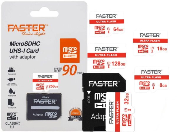 Faster 90 Mbps Class 10 Micro Sd