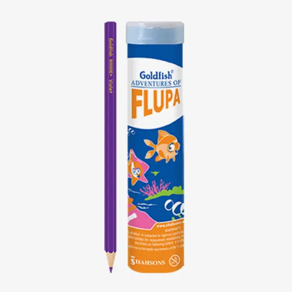 Goldfish Flupa Wooden Colors Pencils – 12 Colors