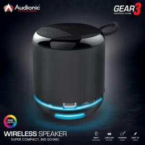 Audionic Gear 3 Bluetooth Speaker System with TWS and RGB Lights