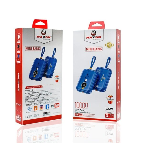 Maxon Mini Powerbank Q11 Pd