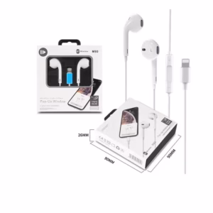 Bt M80 Wireless Pop-up Window Lightning Headset - White (for Iphone 7/8/x/xs/xr)