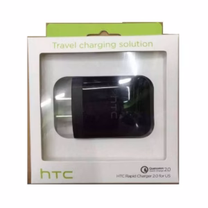 Htc Rapid 2.0 Qualcomm Fast Charger For Us - Black