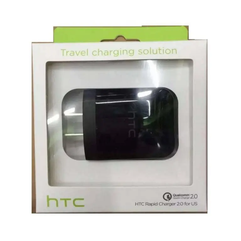 Htc Rapid 2.0 Qualcomm Fast Charger For Us - Black