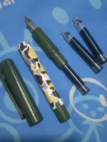 Camouflage Cartridge Fountain Pen with 3 Refills