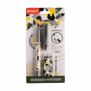 Camouflage Cartridge Fountain Pen with 3 Refills