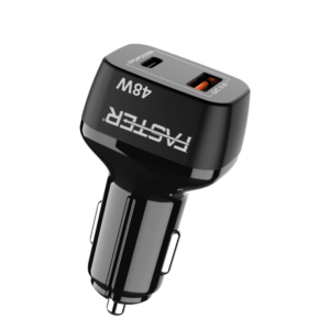 Faster Pd 48w Fast Car Charger Pd2.0,pd3.0 Pps Qc 4.0a Supported