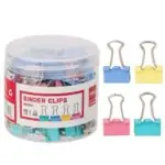 Deli 60pcs 15mm Multicolor Classic Binder Clips 8556a