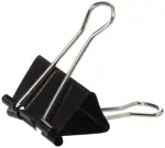 Deli Black Binder Clips - 32MM - E8563A