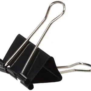 Deli Black Binder Clips - 32MM - E8563A