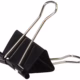 Home Mega-Electronics 45 Deli Black Binder Clips - 32Mm - E8563A