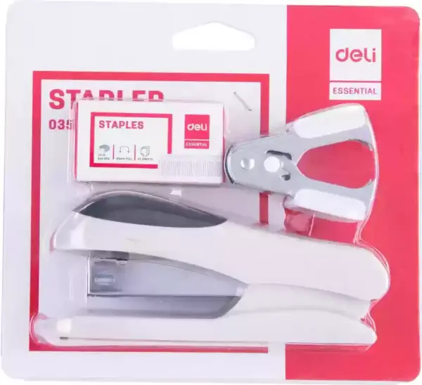 Deli Essential Stapler Set 26/6 E0355