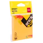Deli Neon Sticky Notes - 100 Sheets - 3X3 - EA02302