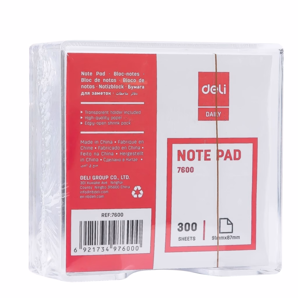 Home Mega-Electronics 90 Deli Note Pad With Holder - E7600