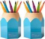 Deli Pencil Shape Pen Holder E9145