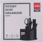 Deli Rotary Desk Organizer 17Pcs - 38251A