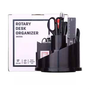 Deli Rotary Desk Organizer 17Pcs - 38251A